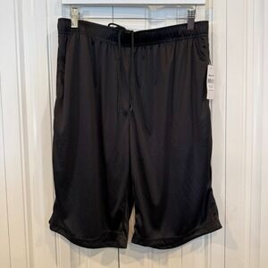 Zone Pro Men's Black Athletic Basketball Training Shorts Size M NWT Drawstring